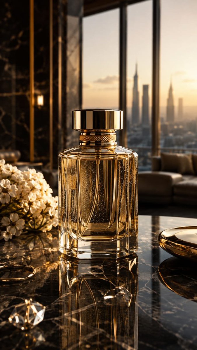 Fotografía comercial de perfumes de lujo
