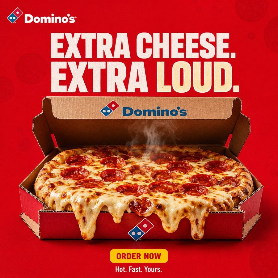 Premium Pizza Reklam Posteri