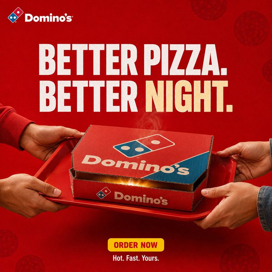 Cartaz Publicitário de Pizza Premium