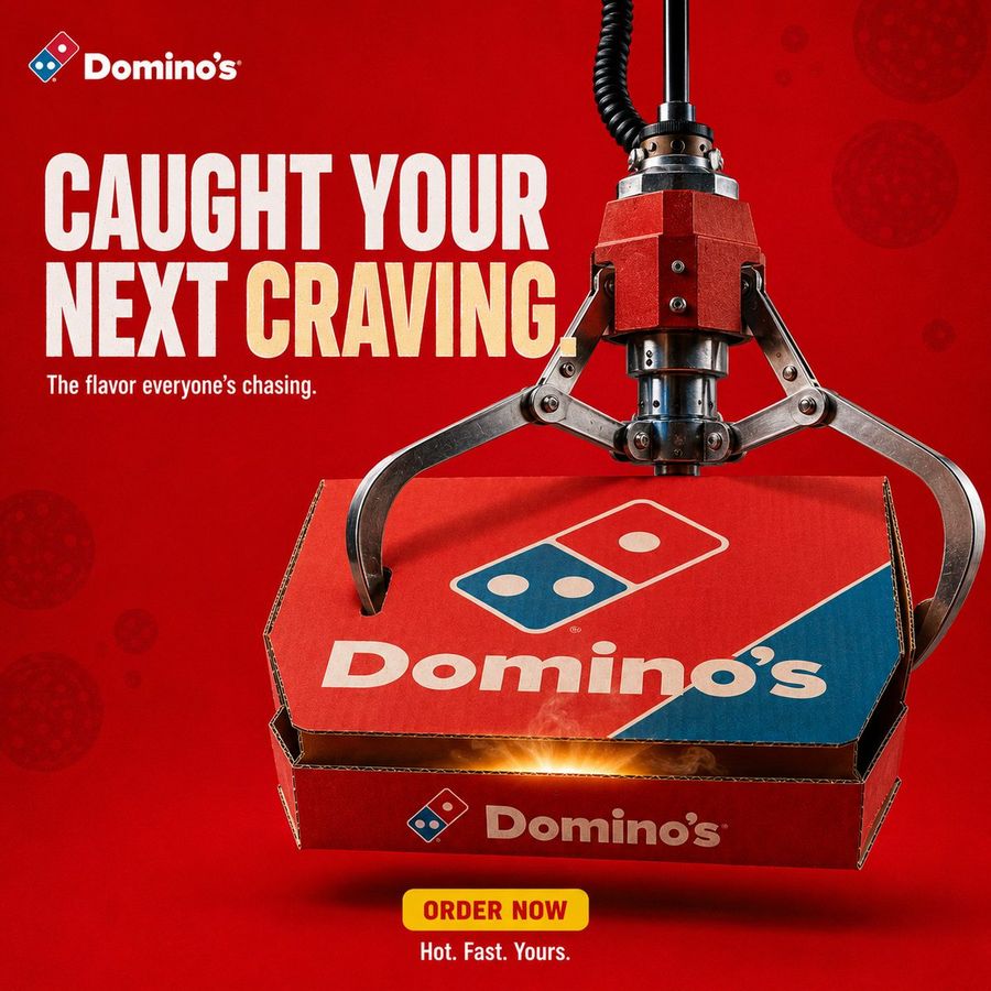 Cartaz Publicitário de Pizza Premium