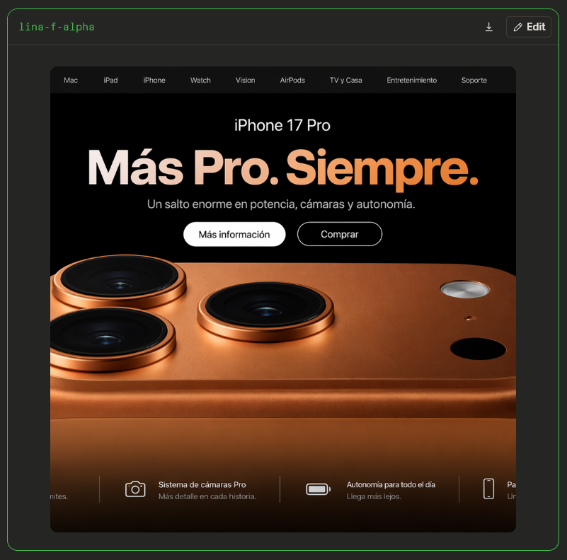 Ảnh chụp màn hình Hero iPhone 17 Pro phong cách Apple
