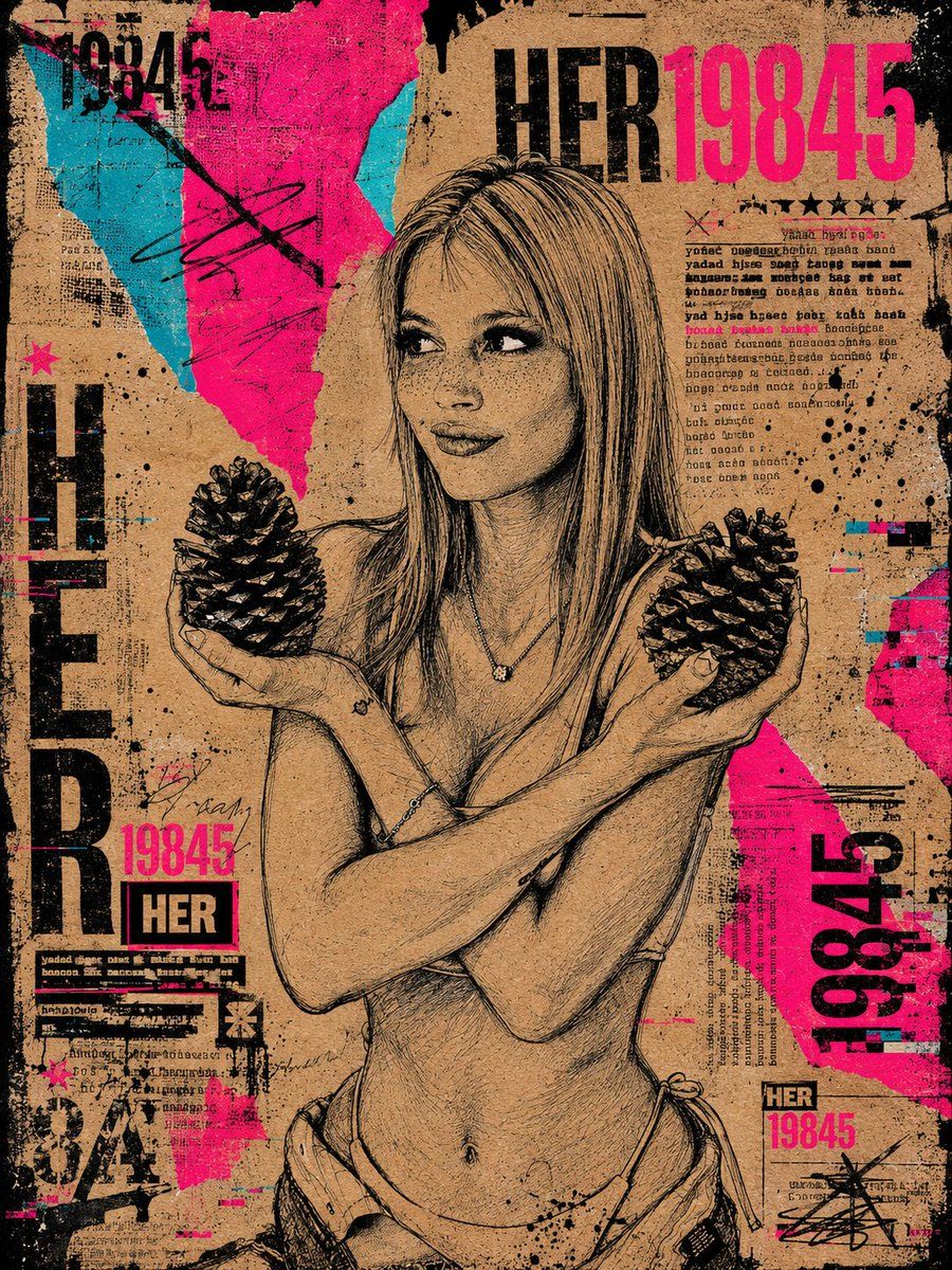 Collage di arte urbana in stile grunge