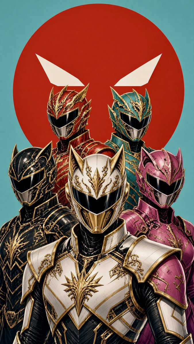 ภาพประกอบการ์ตูนทีม Super Sentei
