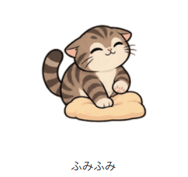 สติกเกอร์ LINE แมวลายสลิดสุดน่ารัก