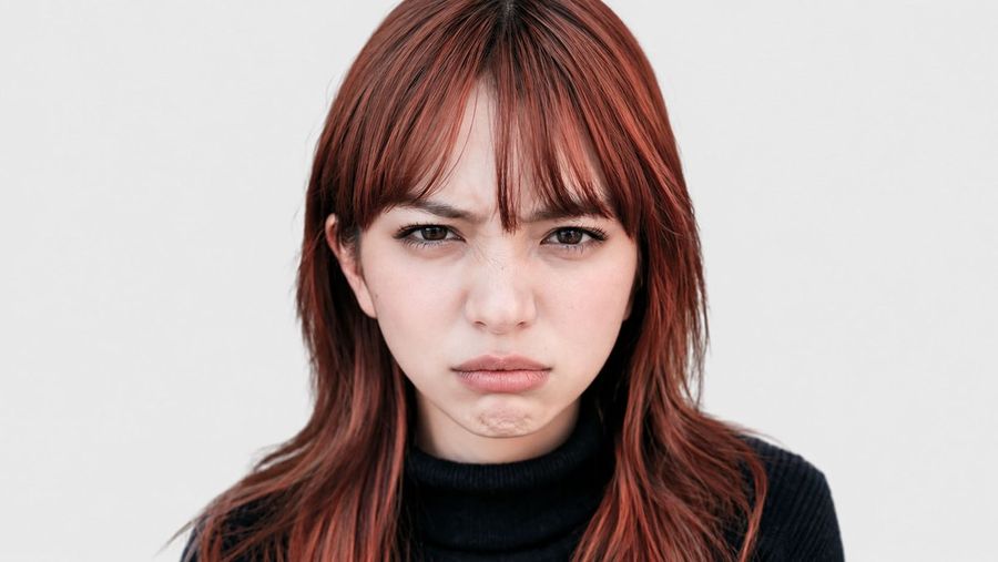 开怀大笑的人物肖像