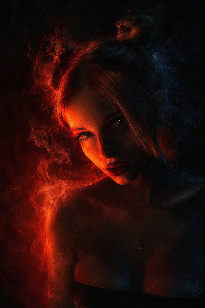 ภาพวาดพอร์ตเทรตเชิงแนวคิดแบบ Chiaroscuro