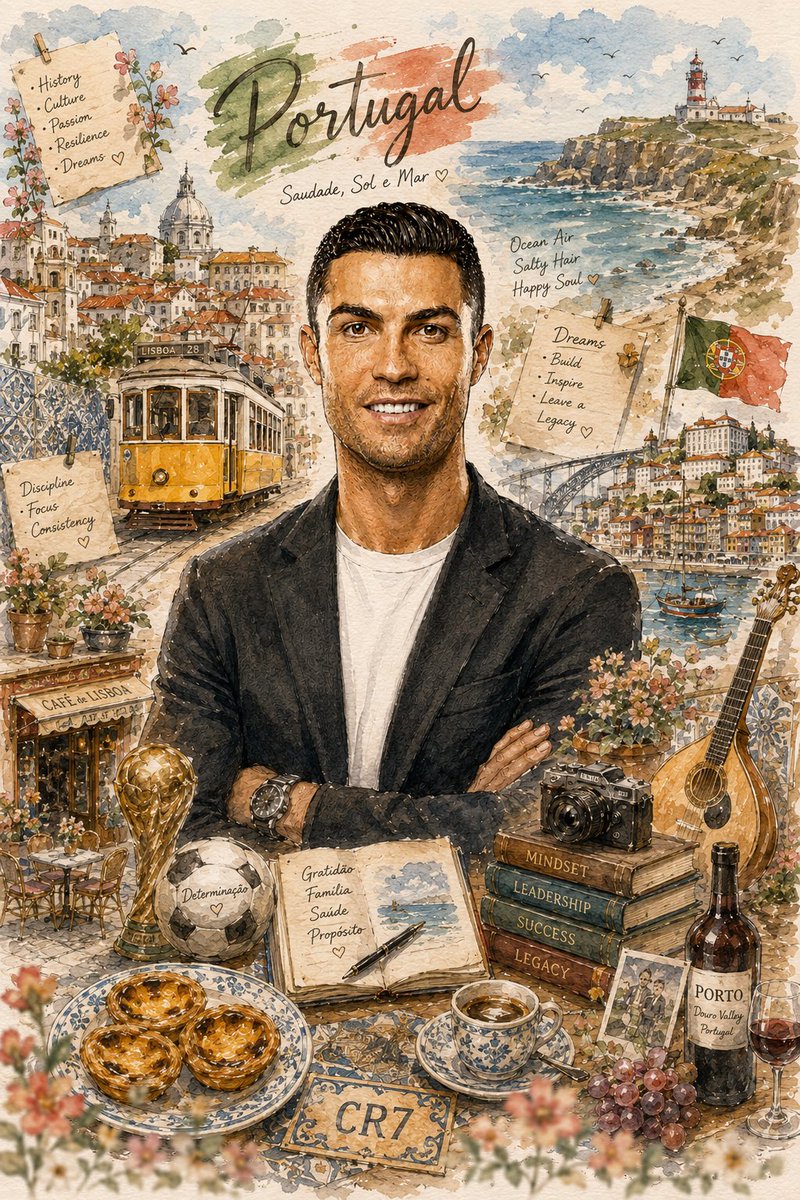 Póster biográfico de libro de cuentos personalizado