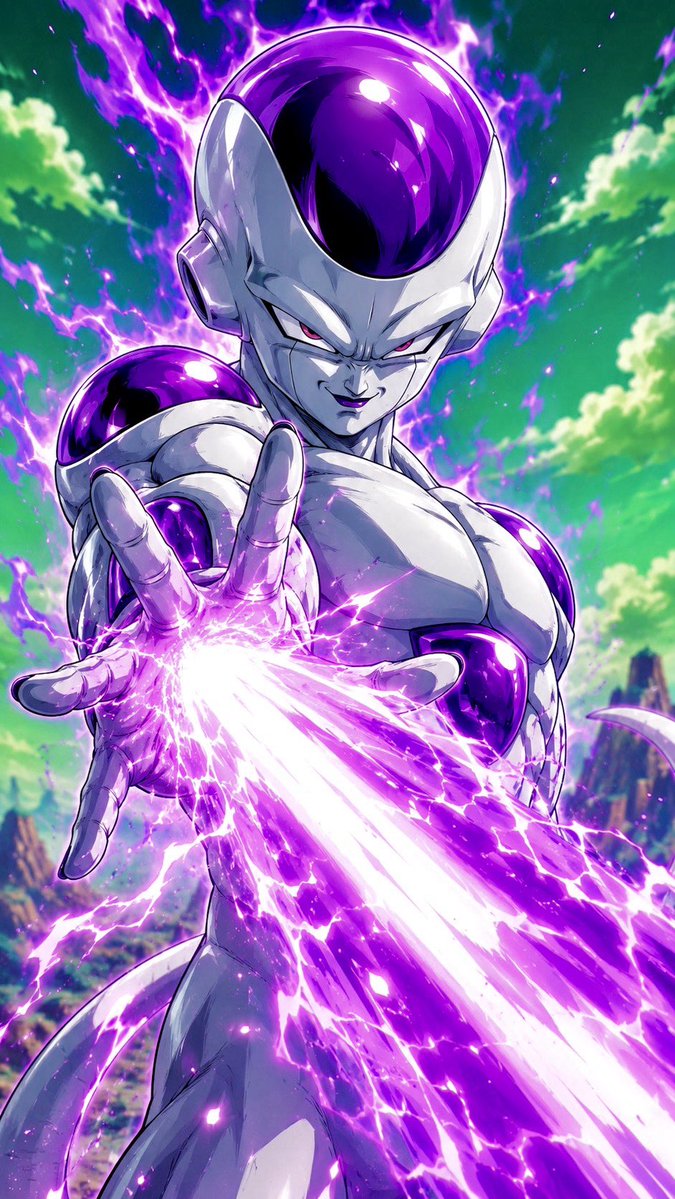 एनीमे स्टाइल फ्रीज़ा (Frieza) कैरेक्टर आर्ट प्रॉम्प्ट