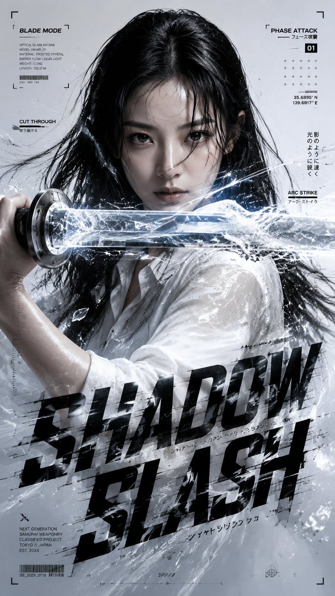 Póster de acción Shadow Slash