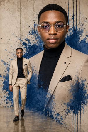 Luxury Fashion Editorial Portrait