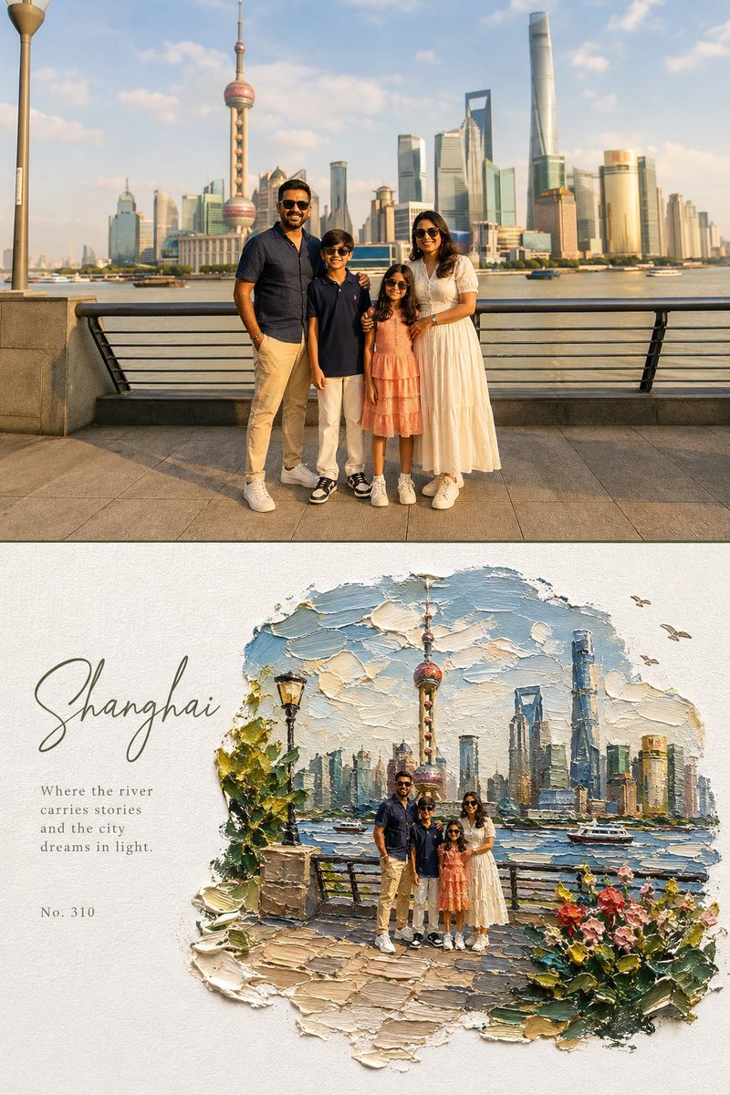Póster de arte editorial con miniatura en impasto