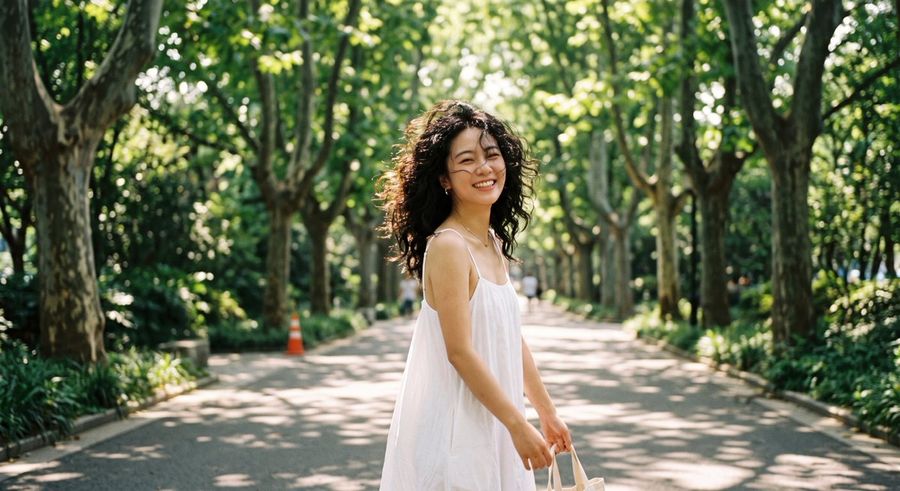 ヴィンテージフィルム風の少女のポートレート