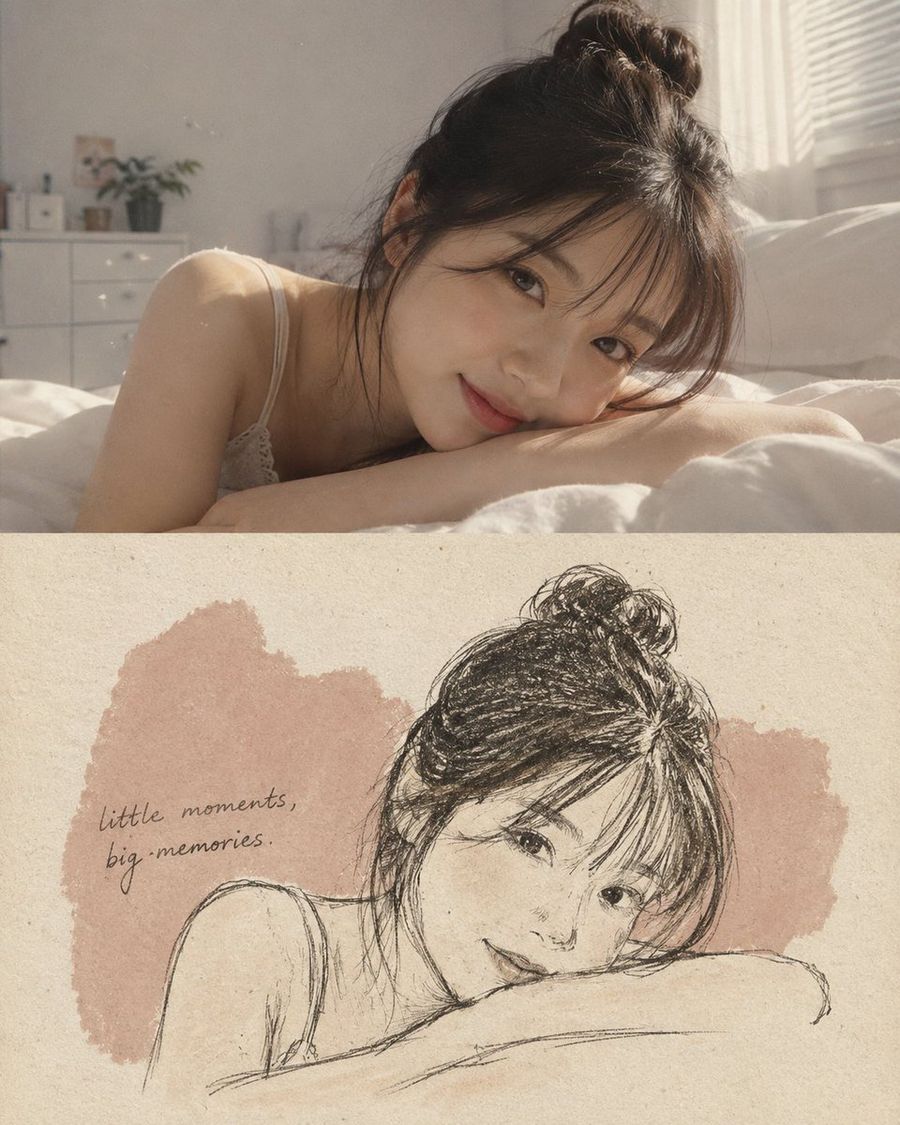 Thẻ nhớ Mixed Media phong cách hoài cổ