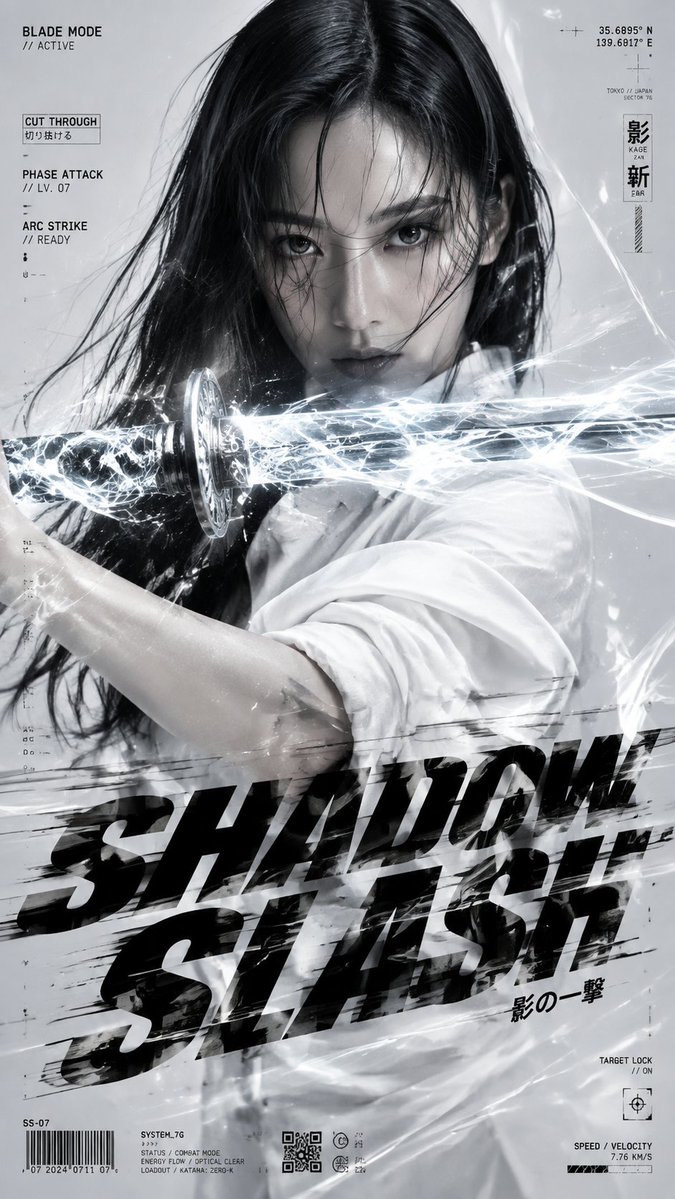 Póster de acción Shadow Slash