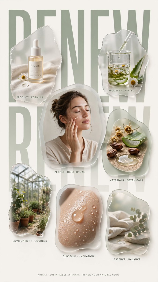 Poster Quảng cáo Skincare Bền vững