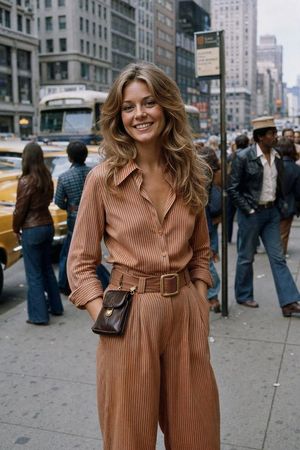 ภาพถ่ายแฟชั่นสตรีทนิวยอร์กยุค 1970
