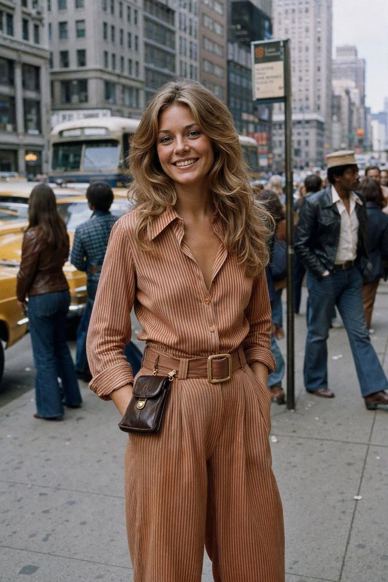 Photo de mode de rue à New York dans les années 1970