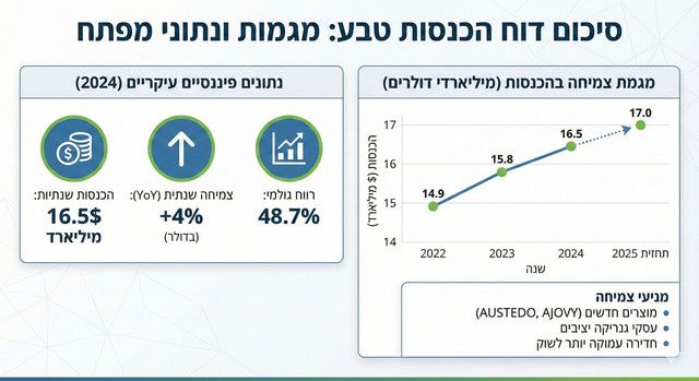 Инфографика корпоративного отчета о доходах