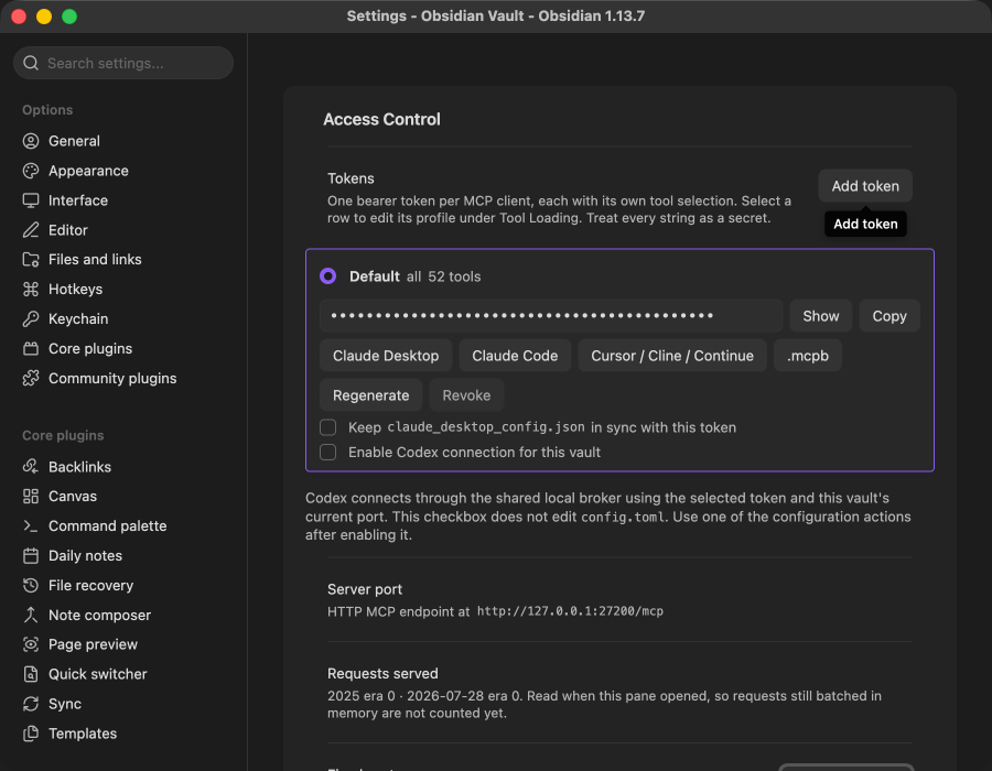 Add a separate access token for YouMind.