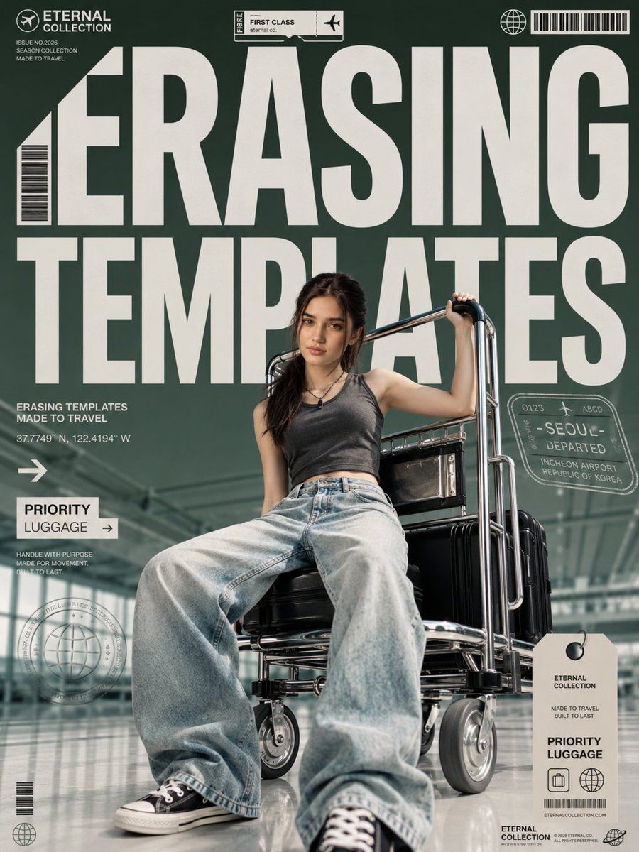 Airport Fashion Magazine Cover