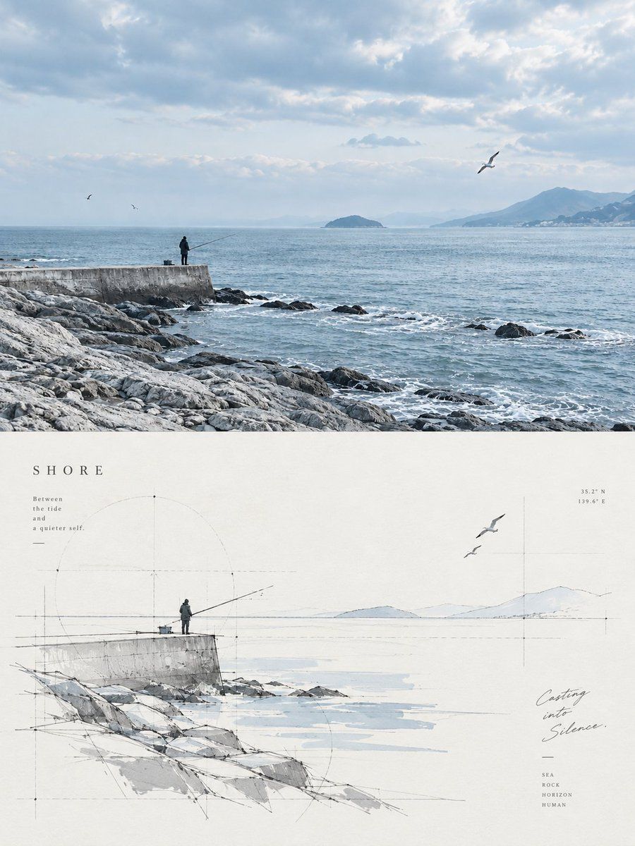 Architectural Perspective Sketch Poster