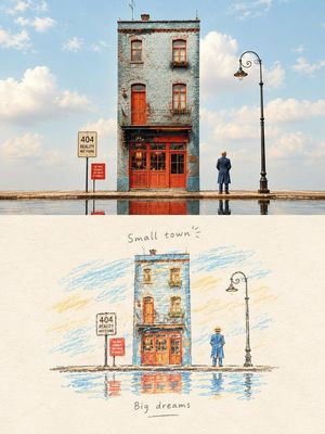 Hand-Drawn Travel Journal Illustration - 1
