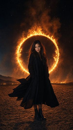 Cinematic Desert Ring of Fire Album Cover - 2
