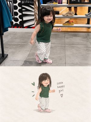 Storybook Style Photo-to-Illustration Split - 2