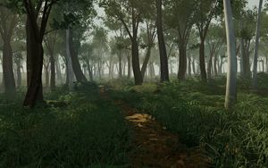 Gerador de Floresta 3D de Alta Densidade para Navegador