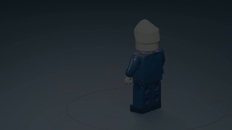 โมเดล 3D LEGO Minifig สำหรับใช้ในเกม