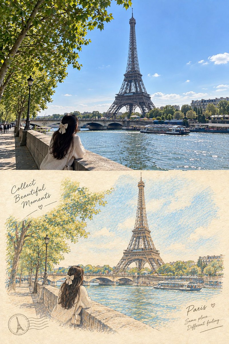 Poster Phác thảo Nhật ký Du lịch