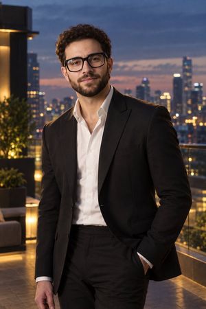 Sophisticated Urban Fashion Portrait