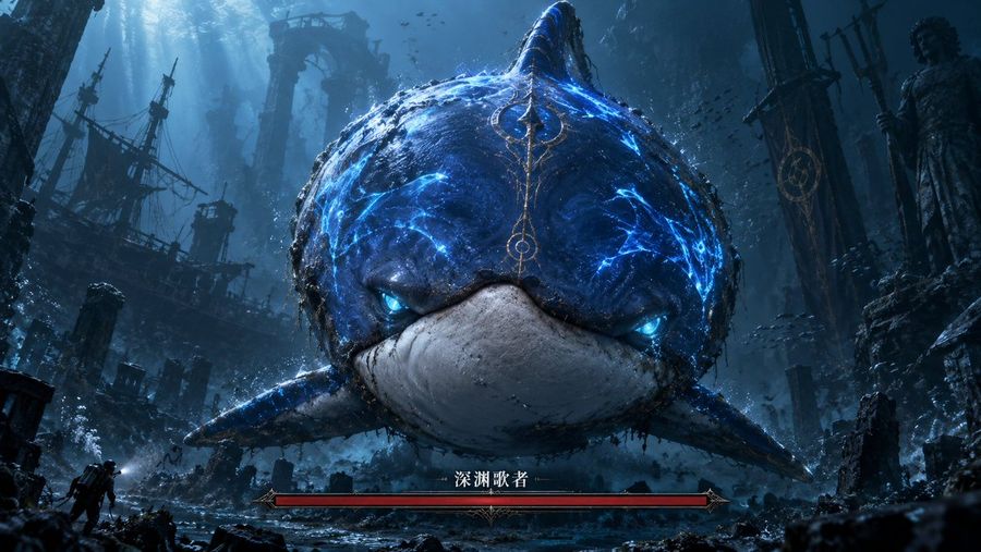 深淵のドルフィン・ボス変身