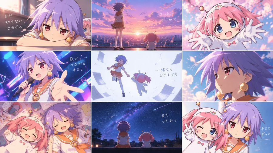 Captura de pantalla de chat de MV de anime