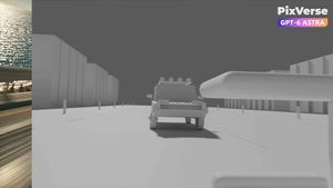 Pipeline de persecución automovilística en 3D al estilo GTA