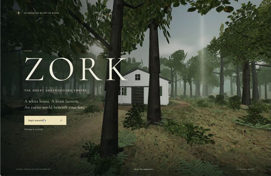 Zork Text Adventure to 3D Game