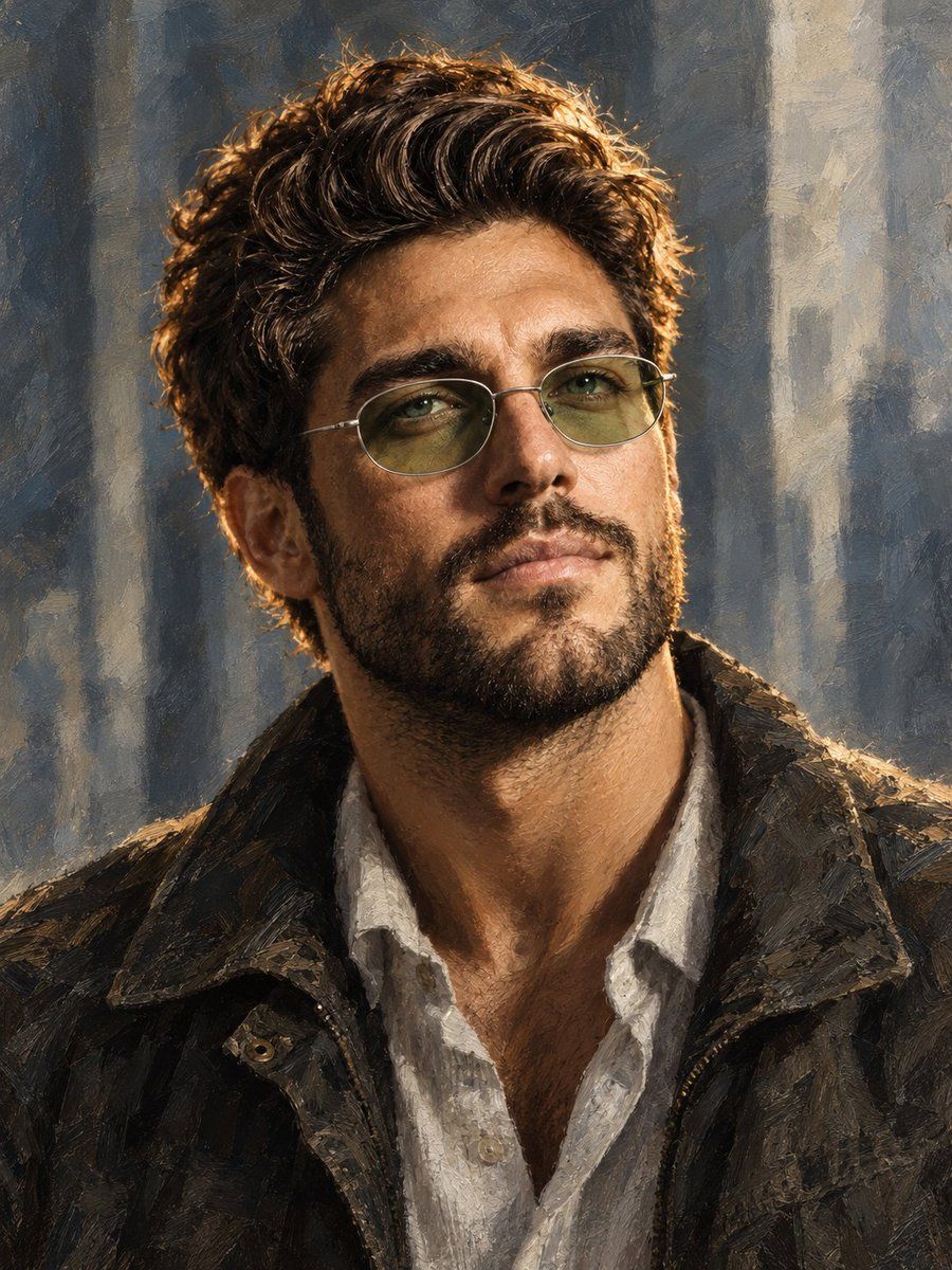 Digital Oil Painting Portrait