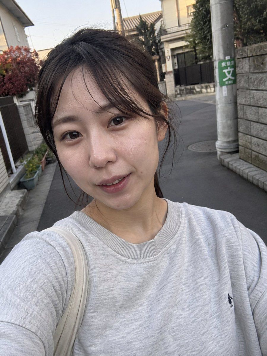 Casual Selfie of Young Woman