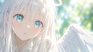 Anime Angel Girl Portrait