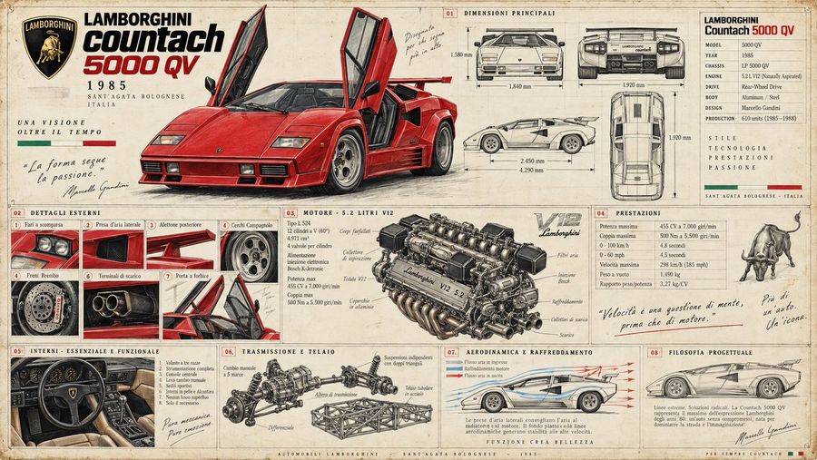 Vintage Automotive Engineering Poster