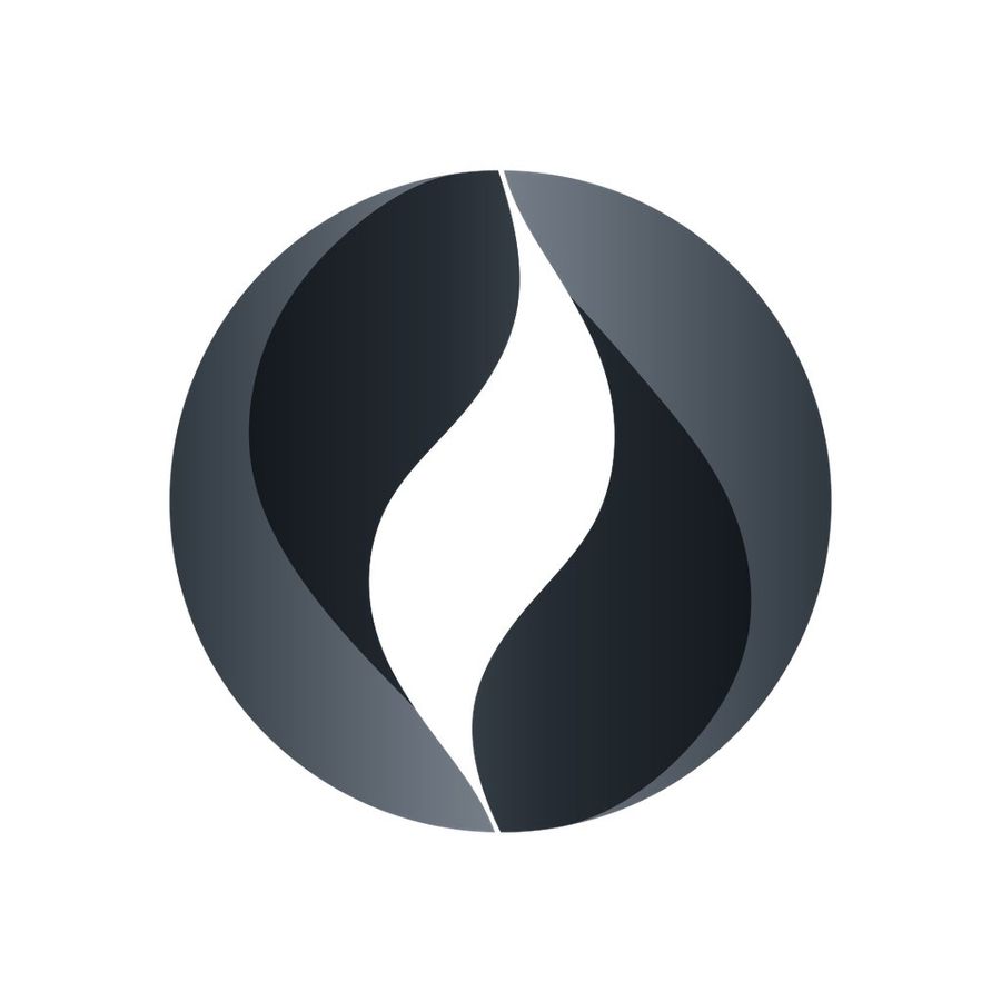 Minimalist Dark Circle Logo