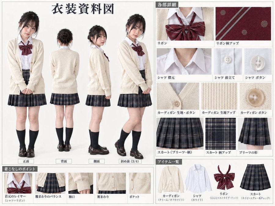 Creating Costume Reference Sheets