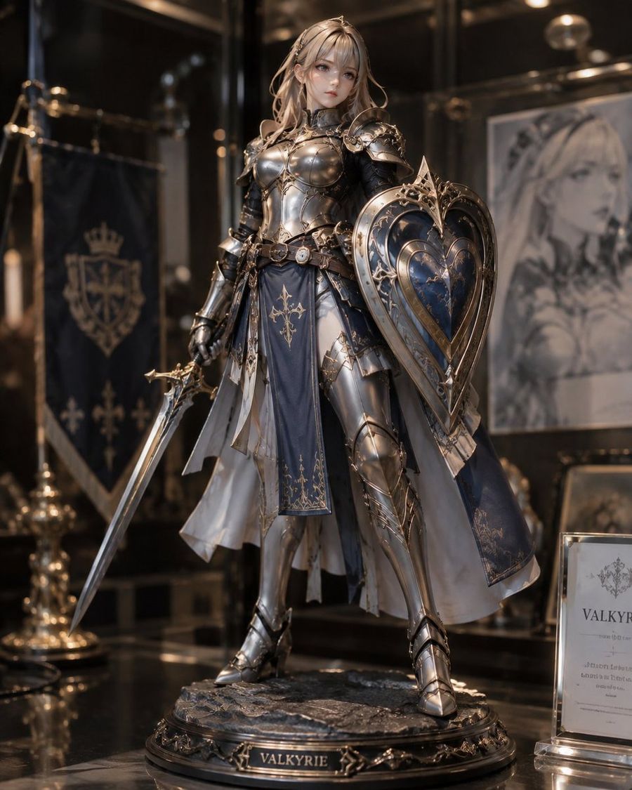 Premium Female Knight Figure