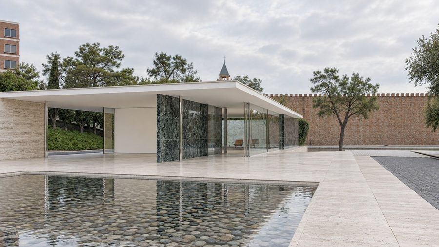 Barcelona Pavilion Architectural Render