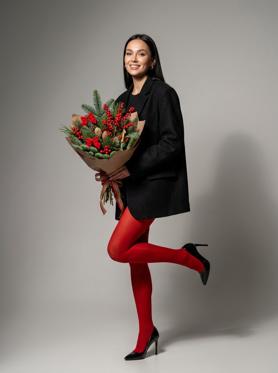 Fashion Editorial Bouquet Photo Prompt