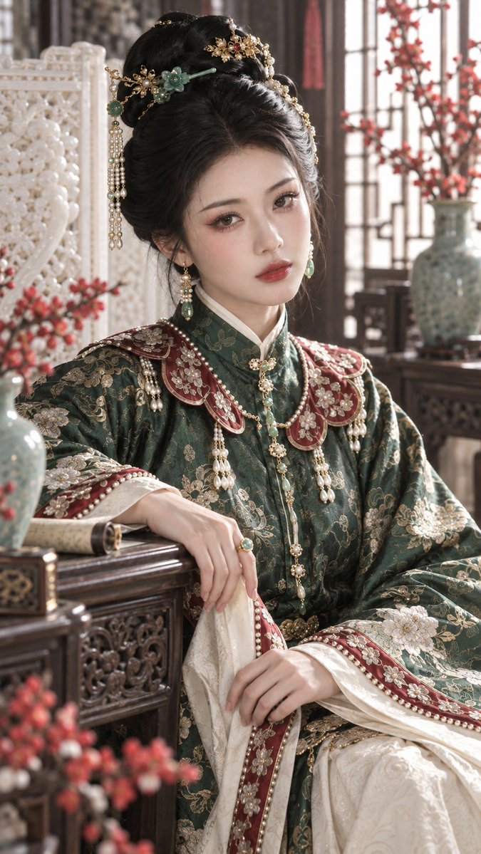 Ancient Chinese Noble Portrait Prompt