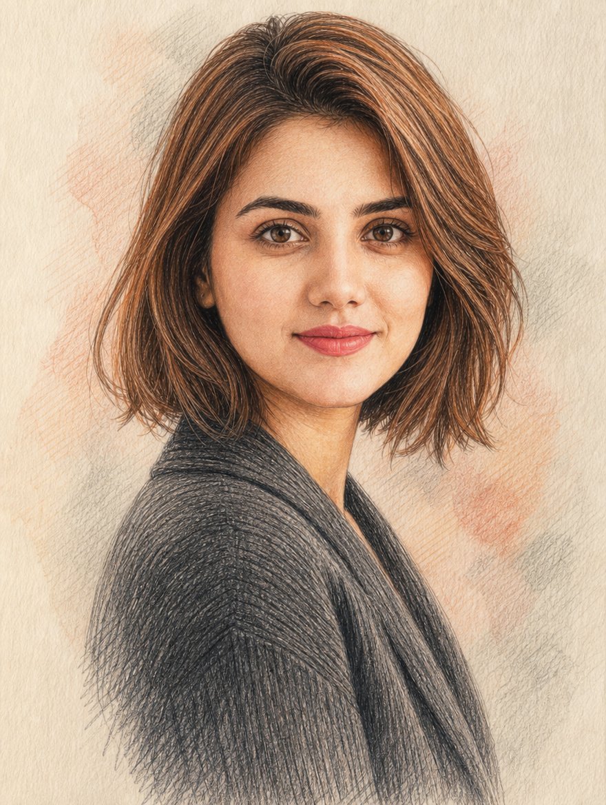 Colored Pencil Portrait