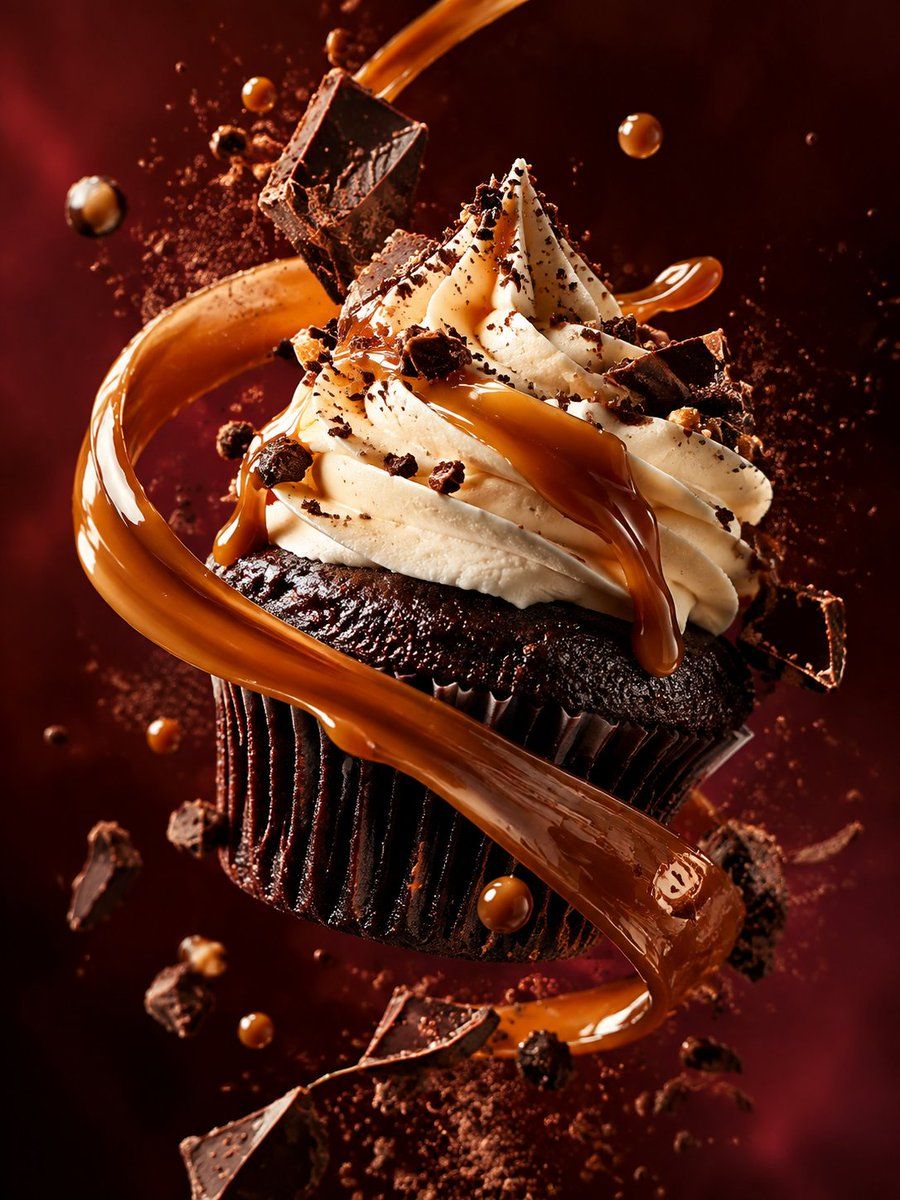 Explosive Luxury Chocolate Cupcake