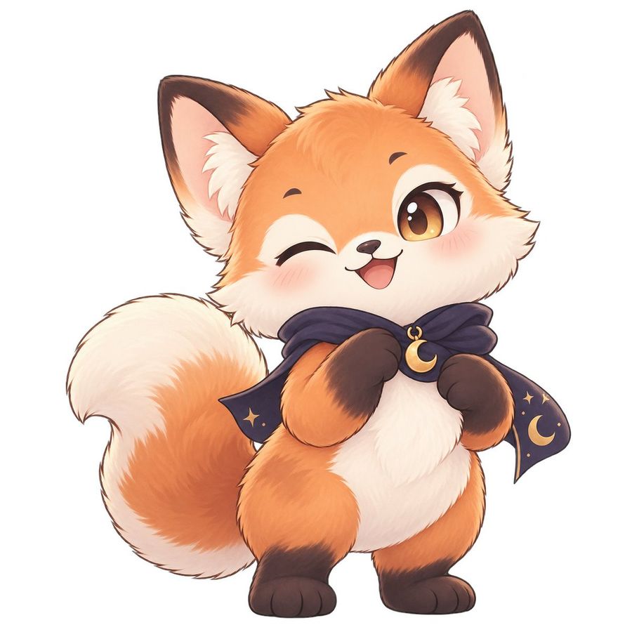 Cute Hedgehog Mascot Illustration