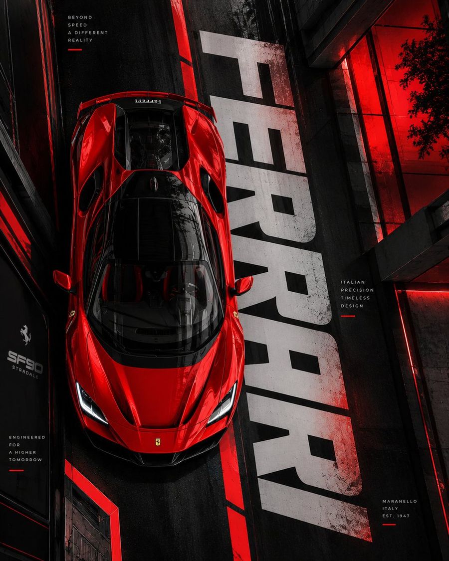 Premium Futuristic Automotive Poster